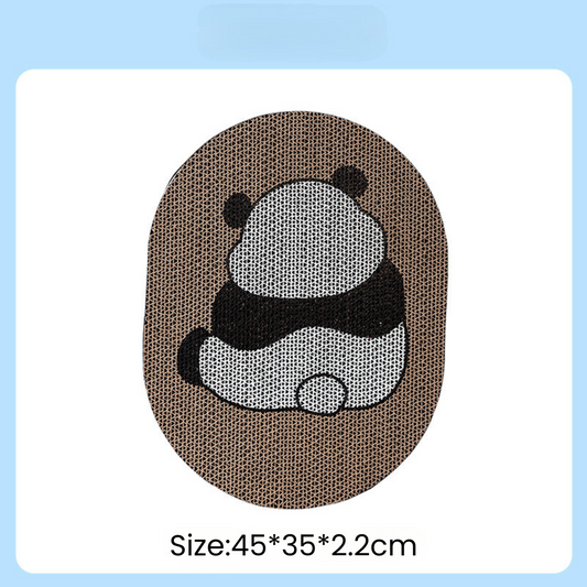 Corrugated Cardboard Cat Scraper-Cute Panda